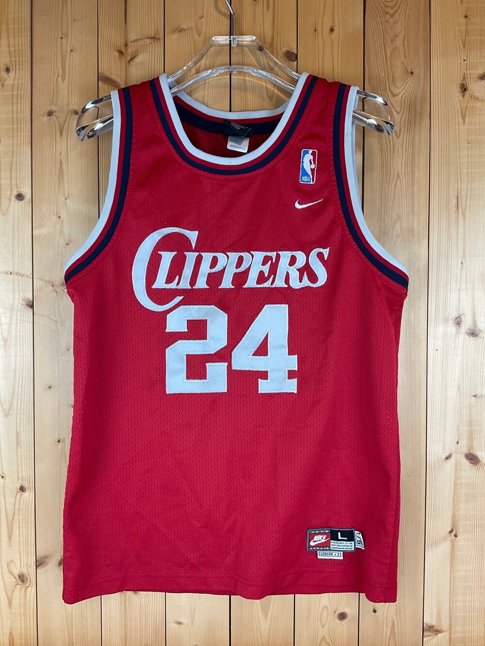 Nike LA Clippers #24 Andre Miller Jersey, Red- Size Youth L